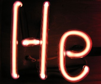trubice napln�n� heliem